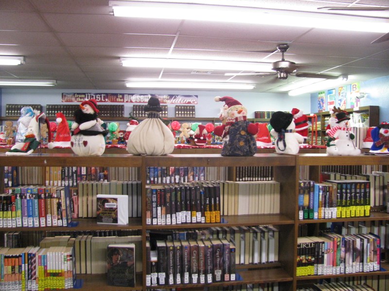 THE DECORATING OF THE LIBRARY